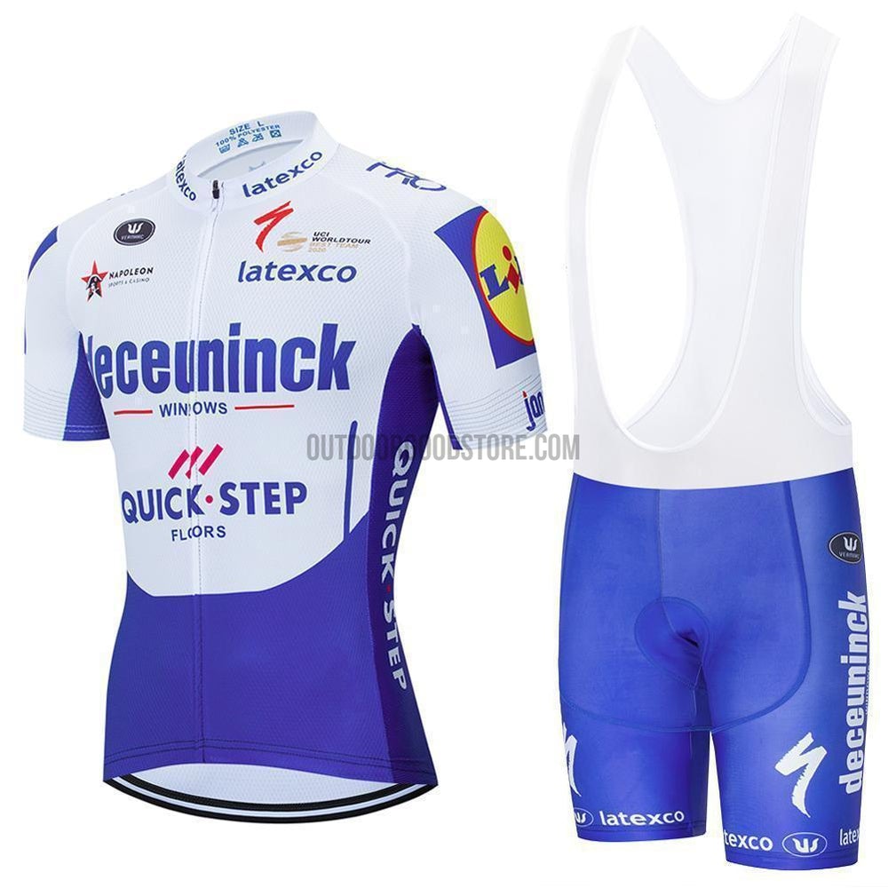 2020 Pro Team Quick Step Cycling Jersey Bib Kit – Outdoor Good Store
