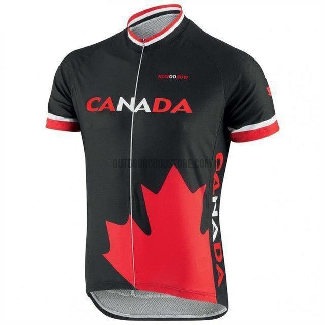 Team Canada Bike Jerseys Canada Canada Cycling Jersey Short Sleeve