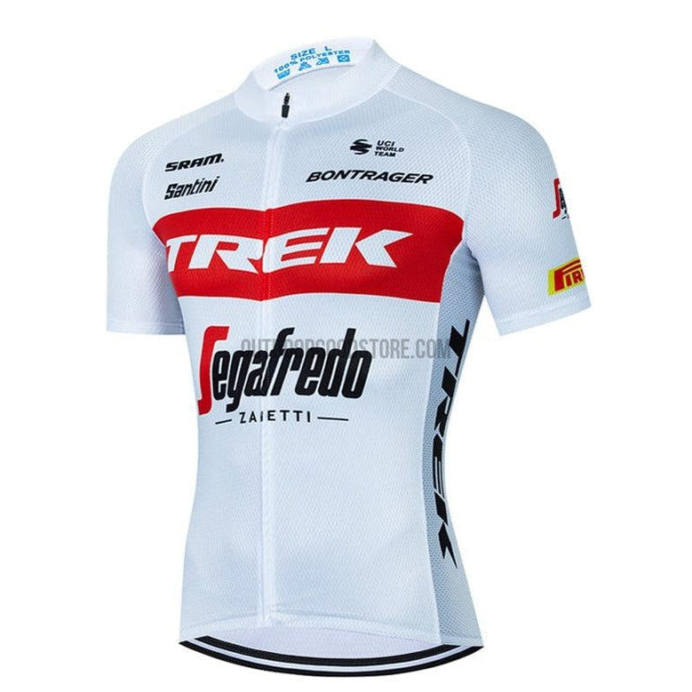 trek bicycle jerseys 2022 TK White Cycling Bike Jersey Kit