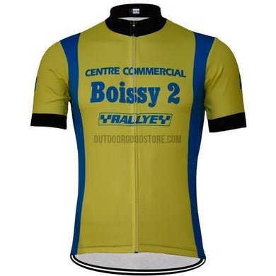 Boissy 2 Ralley Retro Cycling Jersey-cycling jersey-Outdoor Good Store