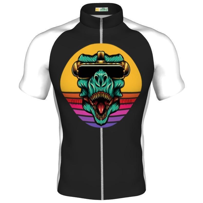 monster fahrradbekleidung Cool T-Rex Dinosaur Monster Cycling Jersey (Customizable)