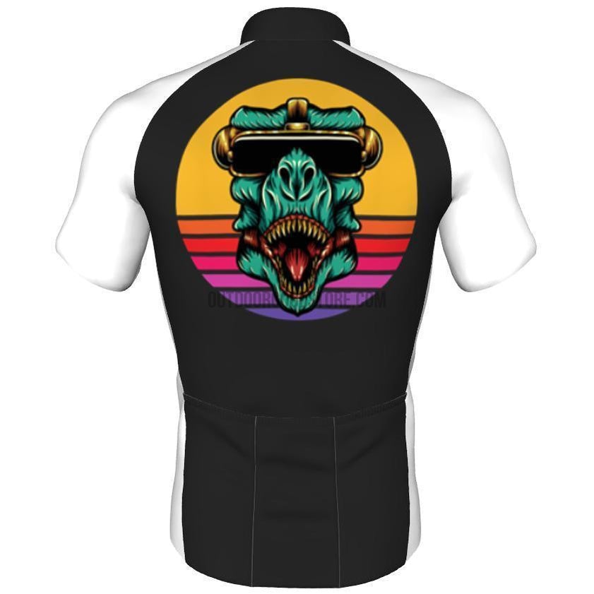 monster fahrradbekleidung Cool T-Rex Dinosaur Monster Cycling Jersey (Customizable)