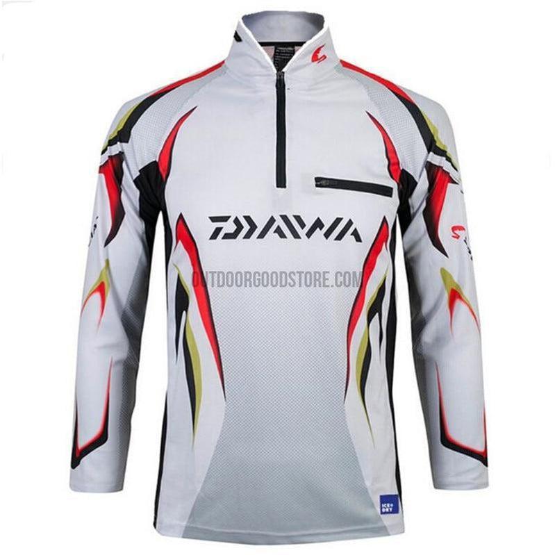 DAIWA Half Zip Pro Tournament Fishing Jersey Shirt – Outdoor Good Store