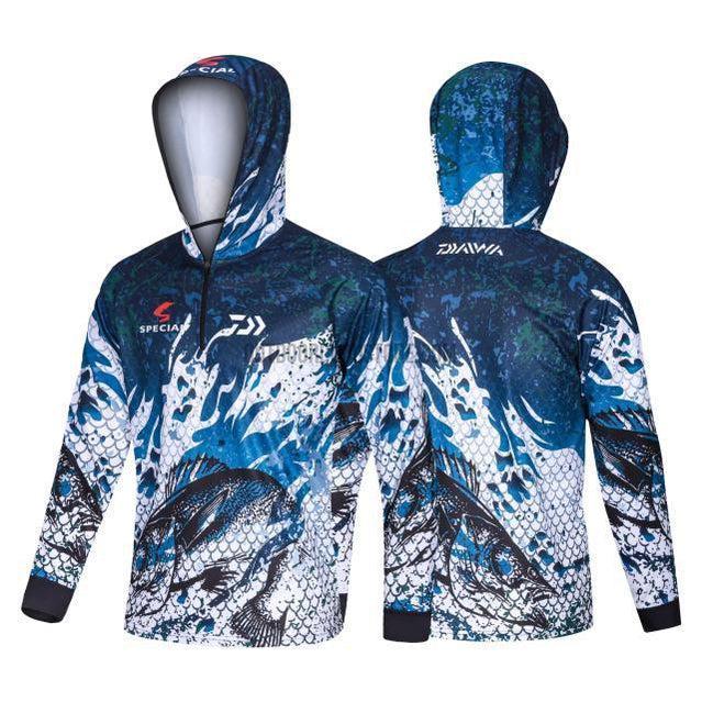 Bargain Bait Box Brand Daiwa Fishing Clothing Sets Men Breathable Sports Wear Set Hiking M / 09