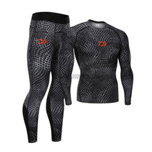 Daiwa Quickdry UV 40+ Compression Underwear Lining Fishing Shirt Fishing Pants Long Sleeve Set-Fishing Clothings-Outdoor Good Store