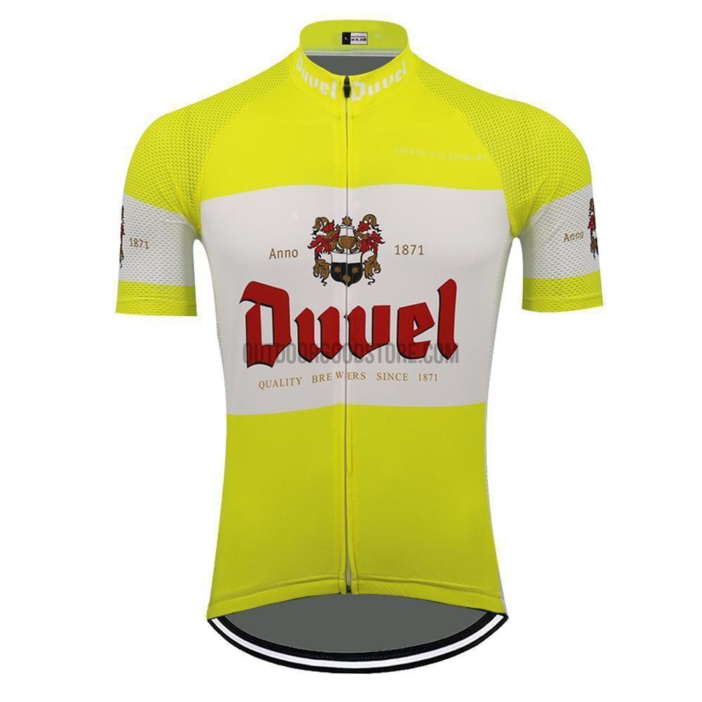Duvel Yellow Beer Retro Cycling Jersey – Outdoor Good Store