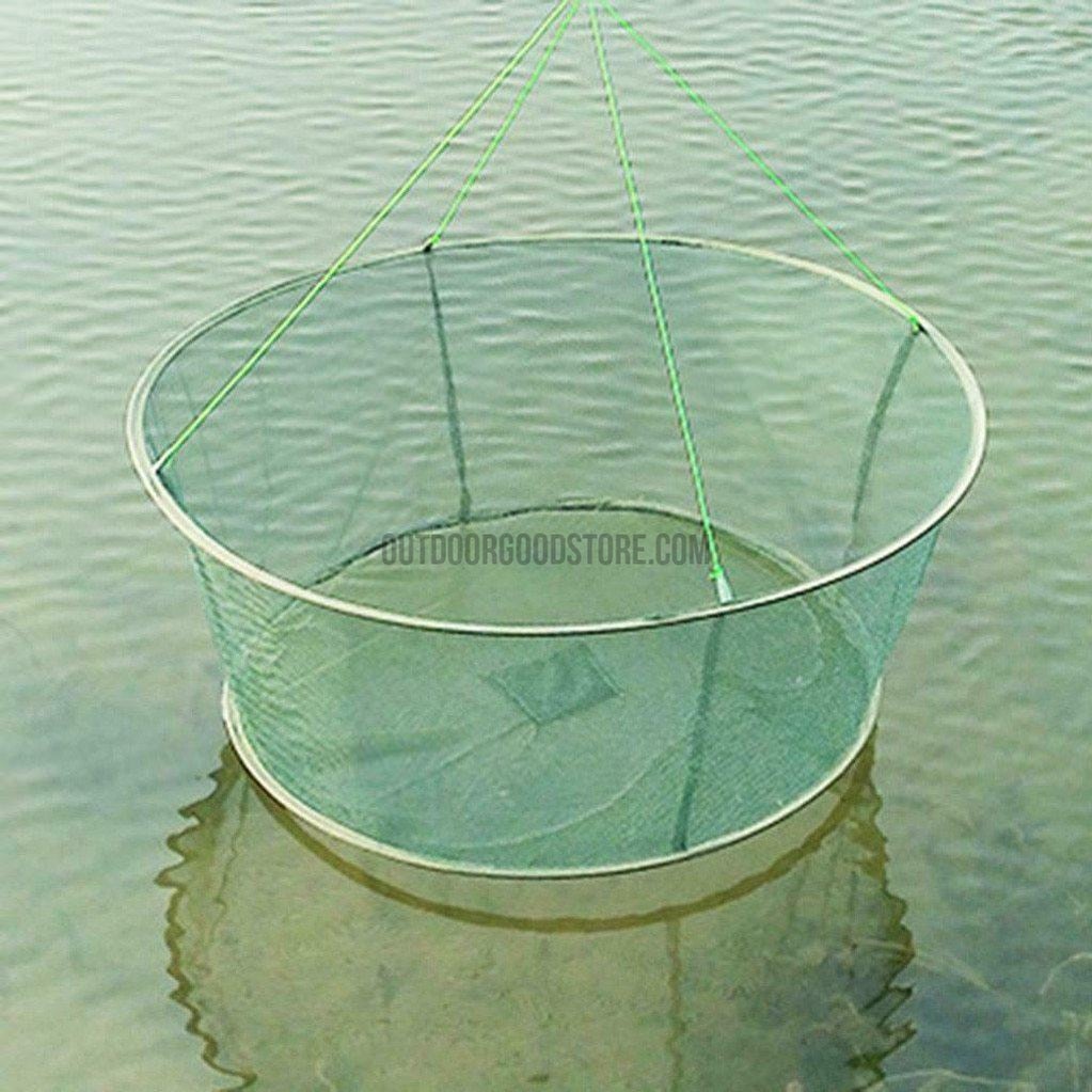 Foldable Drop Net Fishing Landing Net Prawn Bait Crab Shrimp – Outdoor Good  Store