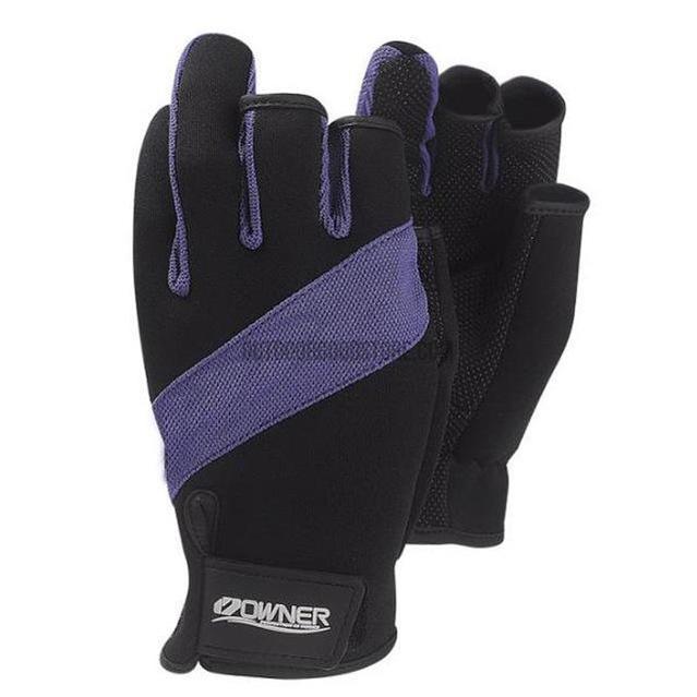 Owner 3 Fingerless Non-Slip Fishing Gloves – Outdoor Good Store