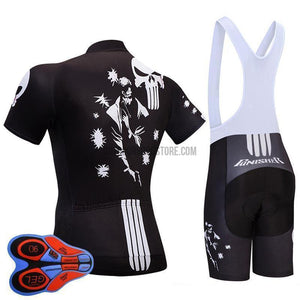 Punisher Retro Cycling Jersey Kit-cycling jersey-Outdoor Good Store