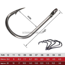Value Box High Carbon Steel Fishing Barbed Hooks-Fishhooks-Outdoor Good Store