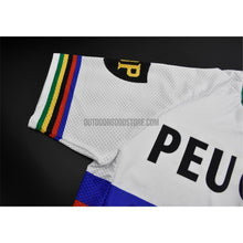 White Retro Cycling Jersey-cycling jersey-Outdoor Good Store