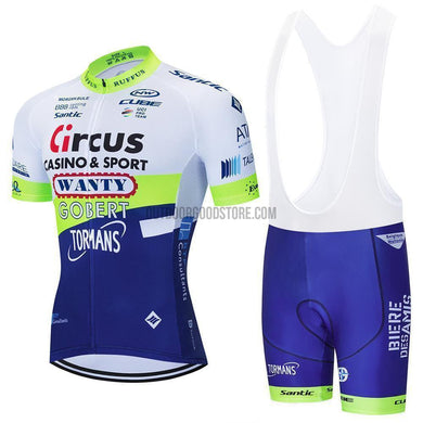 2020 Pro Team Circus Wanty Gobert Cycling Jersey Bib Kit-cycling jersey-Outdoor Good Store