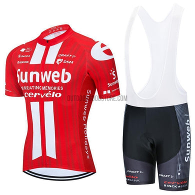 2020 Pro Team Sunweb Cycling Jersey Bib Kit-cycling jersey-Outdoor Good Store