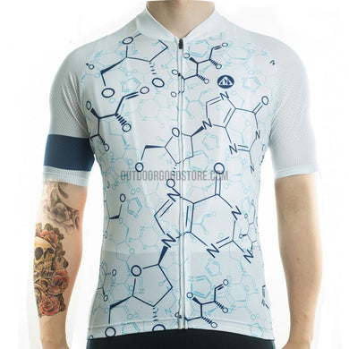 Chemistry Molecules Retro Cycling Jersey-cycling jersey-Outdoor Good Store