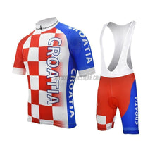 Croatia Cycling Jerey Bib Shorts Kit-cycling jersey-Outdoor Good Store