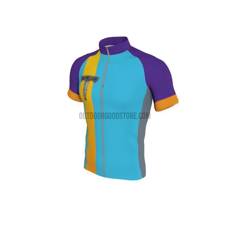 Cycling Jerseys Offset Stripe (024) Custom Cycling Jersey. (x 9)-Custom-Outdoor Good Store