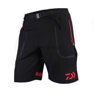 DAIWA Black Fishing Shorts-Outdoor Good Store