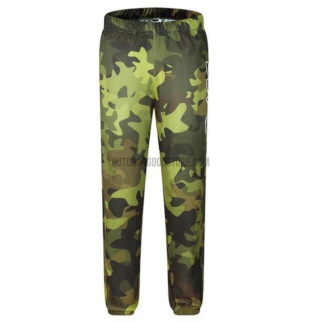 Full Zipper Camo Bass Fishing Jersey Pants Combo-Fishing Clothings-Outdoor Good Store