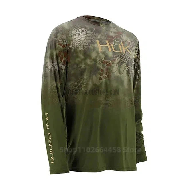 HUK Performance Quick Dry Fishing Shirt UPF 50+-Home-Outdoor Good Store