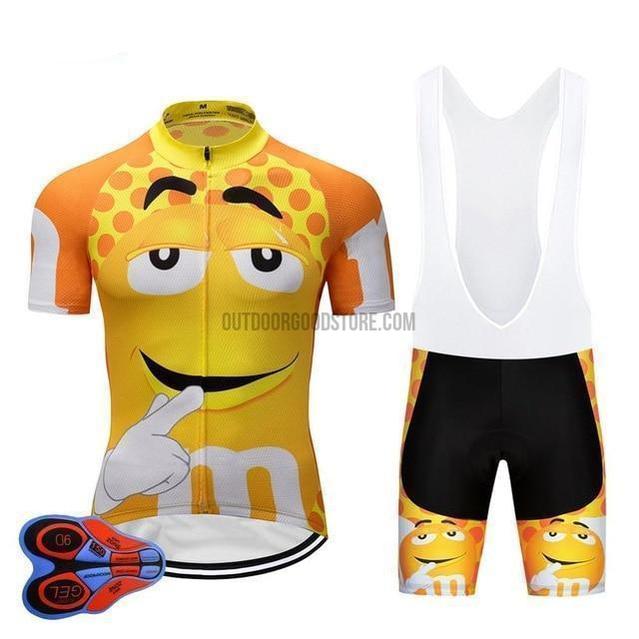 M&M Candy Full Cycling Jersey Kit-cycling jersey-Outdoor Good Store