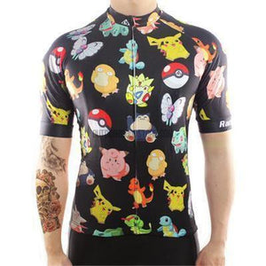 Pokemon Retro Cycling Jersey-cycling jersey-Outdoor Good Store