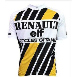 Renault Elf Retro Cycling Jersey-cycling jersey-Outdoor Good Store