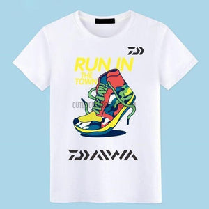 Run in the Town DAIWA Vector Fishing T Shirt-Outdoor Good Store