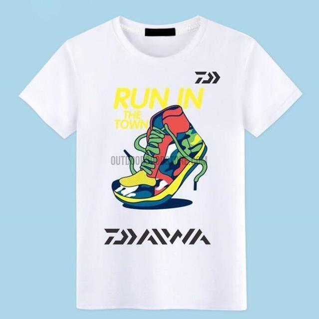 Run in the Town DAIWA Vector Fishing T Shirt-Outdoor Good Store