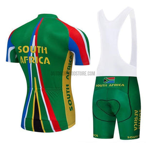 South Africa Pro Retro Short Cycling Jersey Kit-cycling jersey-Outdoor Good Store