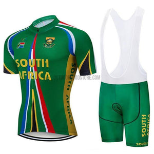 South Africa Pro Retro Short Cycling Jersey Kit-cycling jersey-Outdoor Good Store