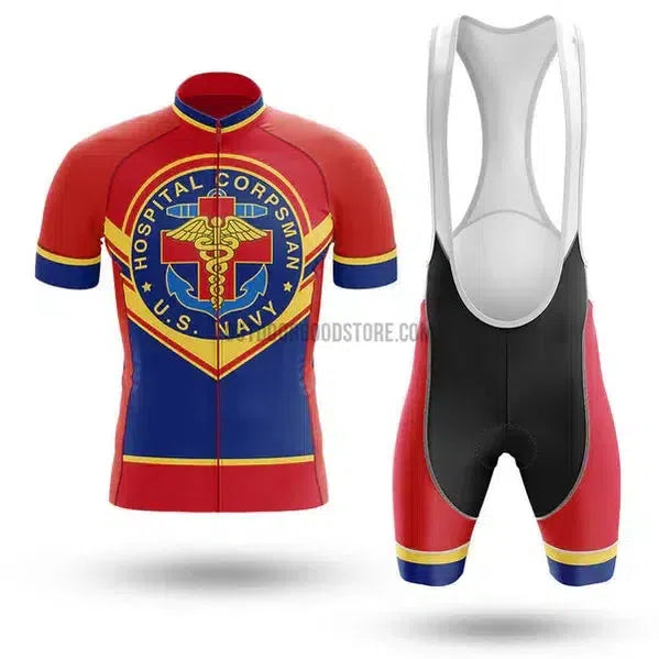 U.S. Navy Hospital Corpsman Military Cycling Jersey Kit-cycling jersey-Outdoor Good Store