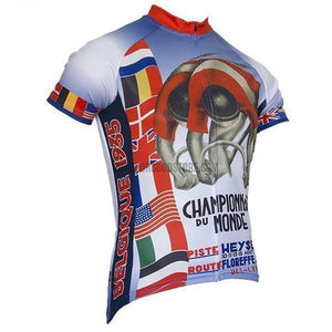 1935 Chamionnats Du Monde Retro Cycling Jersey-cycling jersey-Outdoor Good Store