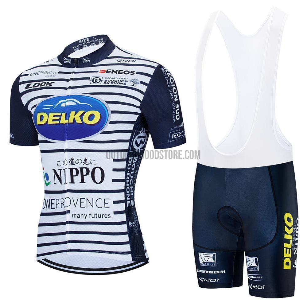 2020 Pro Team Delko Nippo Cycling Jersey Bib Kit-cycling jersey-Outdoor Good Store