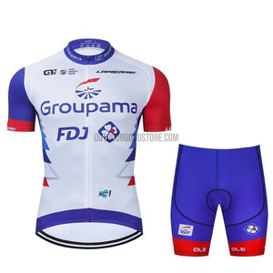 2021 FDJ Cycling Jersey Kit-cycling jersey-Outdoor Good Store