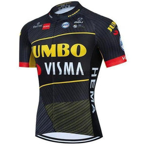 2021 JUM Black Cycling Bike Jersey Kit-cycling jersey-Outdoor Good Store