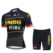 2021 JUM Black Cycling Bike Jersey Kit-cycling jersey-Outdoor Good Store