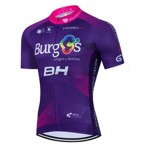 2022 BG Purple Cycling Bike Jersey Kit-cycling jersey-Outdoor Good Store