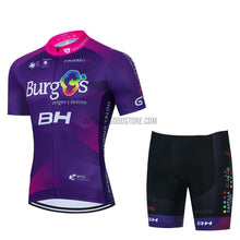2022 BG Purple Cycling Bike Jersey Kit-cycling jersey-Outdoor Good Store