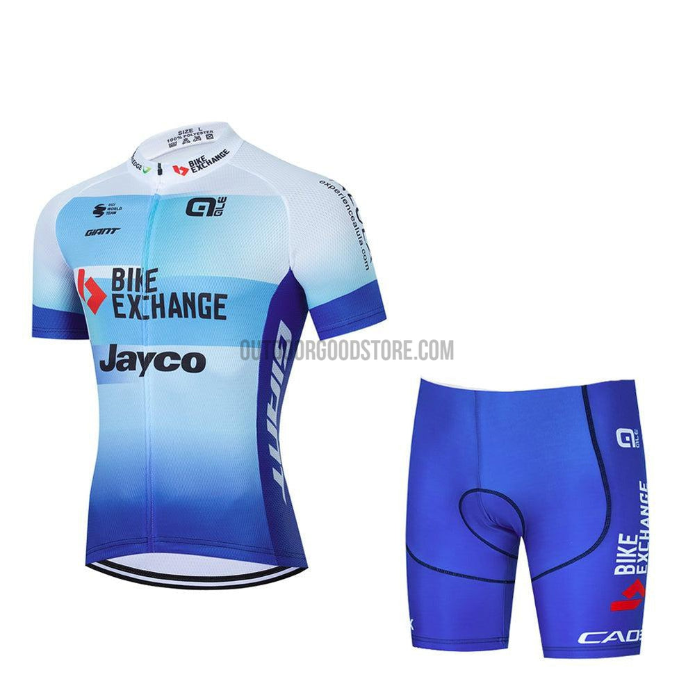 2022 BX Blue Cycling Bike Jersey Kit-cycling jersey-Outdoor Good Store