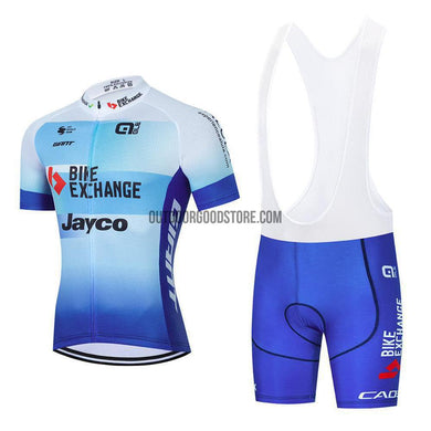 2022 BX Blue Cycling Bike Jersey Kit-cycling jersey-Outdoor Good Store