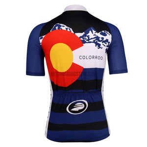 2022 Colorado Striped Retro Cycling Jersey-cycling jersey-Outdoor Good Store