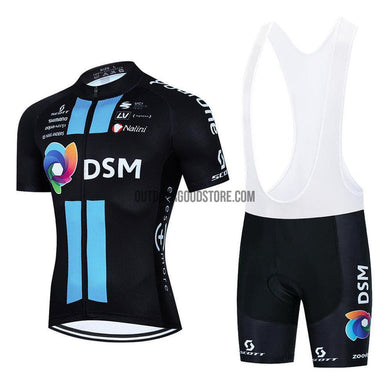 2022 DS Black Cycling Bike Jersey Kit-cycling jersey-Outdoor Good Store