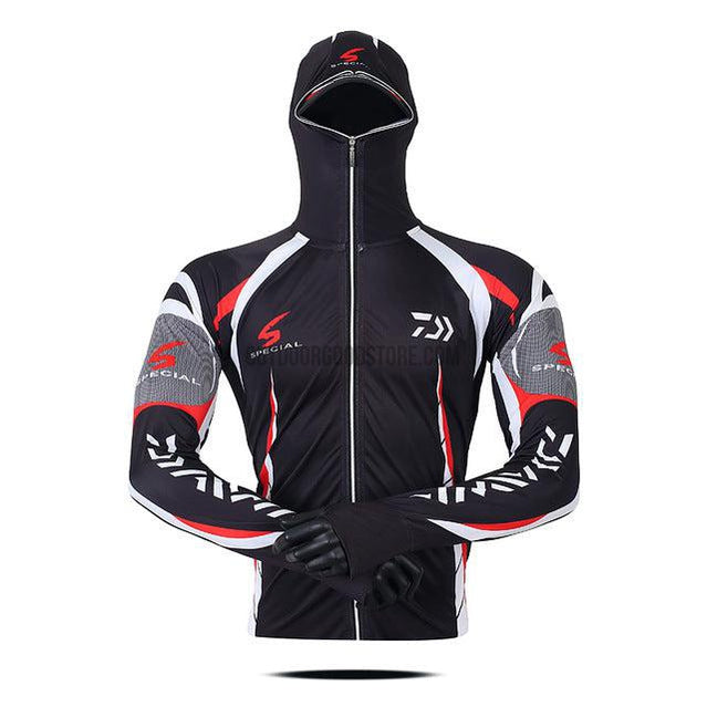 2022 Daiwa Long Sleeve Hooded Jersey Shirt Quick Dry-Fishing Clothing-Outdoor Good Store