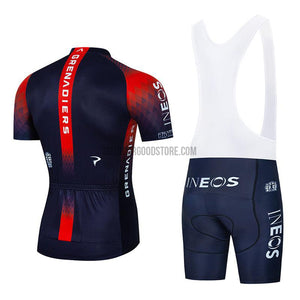 2022 IN Blue Cycling Bike Jersey Kit-cycling jersey-Outdoor Good Store