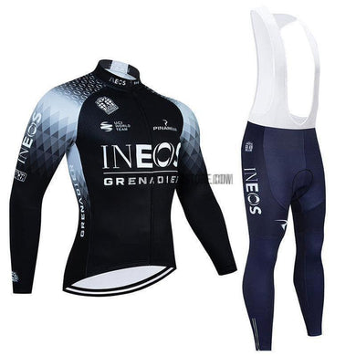 2022 IN Gray Long Cycling Kit-cycling jersey-Outdoor Good Store