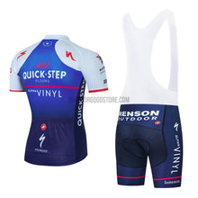 2022 QS Blue Cycling Bike Jersey Kit-cycling jersey-Outdoor Good Store