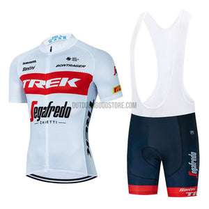 2022 TK White Cycling Bike Jersey Kit-cycling jersey-Outdoor Good Store