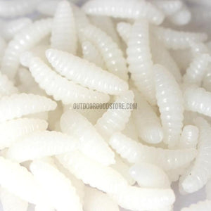 50 Piece Bag Fishing Lure Bait Worms Shrimps with Scent 2cm-fishing tools-Outdoor Good Store