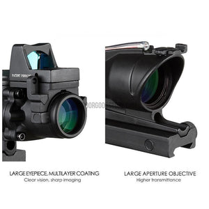 ACOG 4x32 Red Dot Fiber Scope Sight Marked RMR-Riflescopes-Outdoor Good Store