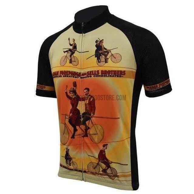 Adam Forepaugh Sells Brothers Circus Retro Cycling Jersey-Cycling Jerseys-Outdoor Good Store